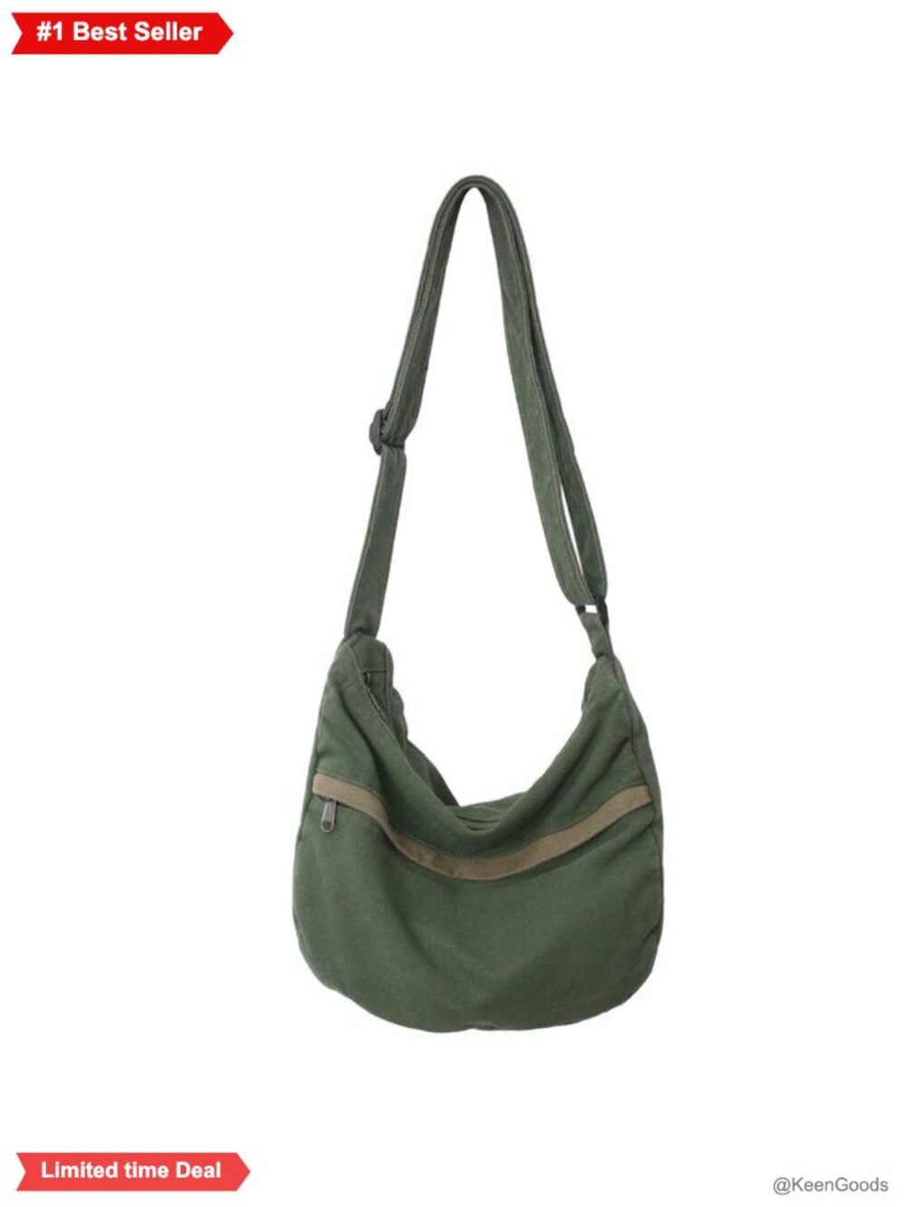 Canvas Messenger Bag Hobo Crossbody Shoulder Tote Handbag Travel Work